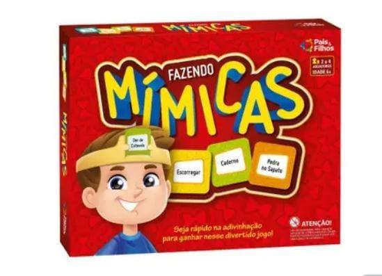 FAZENDO MIMICA C/TABULEIRO 216CARTAS E AMPULHETA